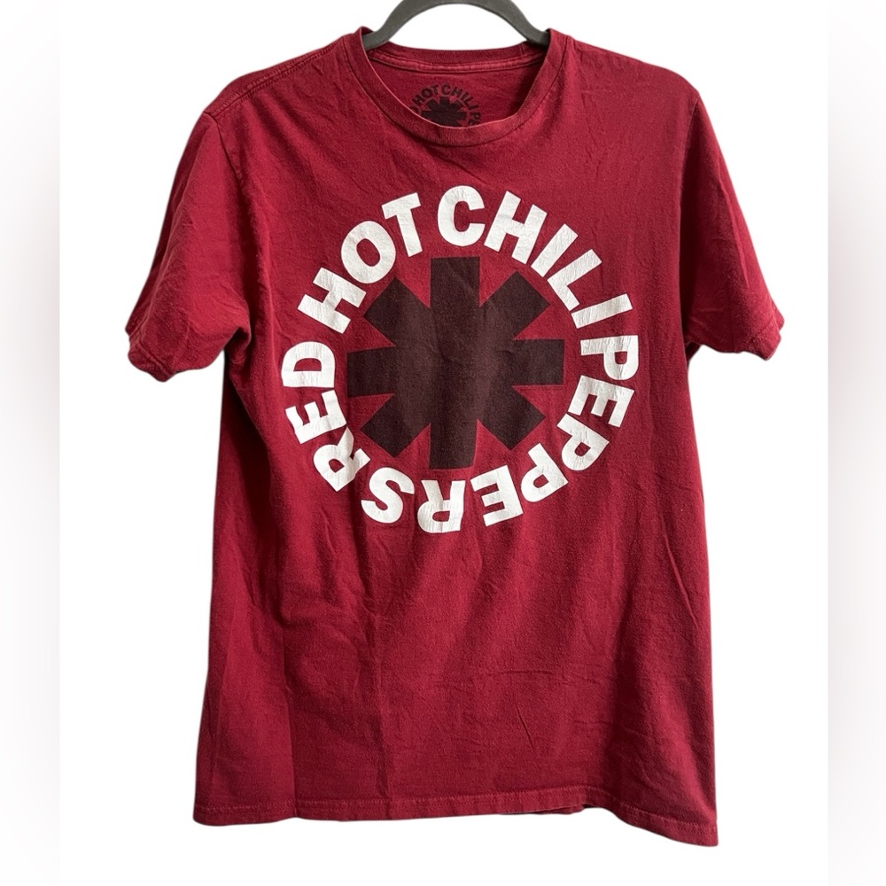 Red Hot Chili Peppers Dark Red Band Graphic Tee